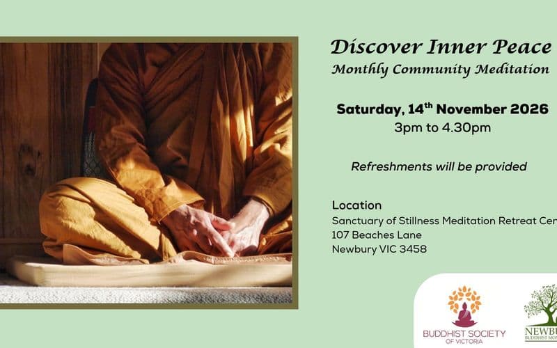 Discover Inner Peace: Monthly Community Meditation