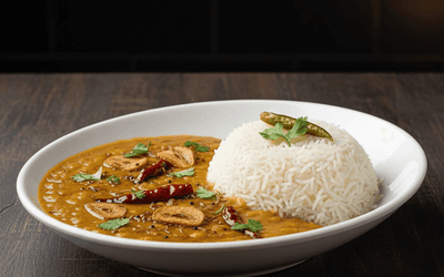 Dal Tadka With Rice
