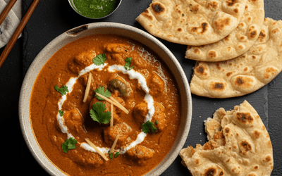 Any Curry With Hand Made Roti