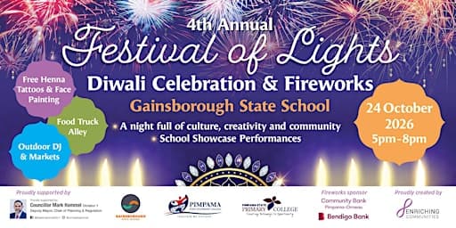 Diwali Festival of Lights 2026 Fireworks Celebration Pimpama